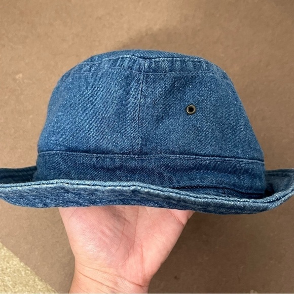 Vintage 1990’s Denim TBS Bucket Hat Turner Broadcasting TV Station Warner Bros - Picture 10 of 10